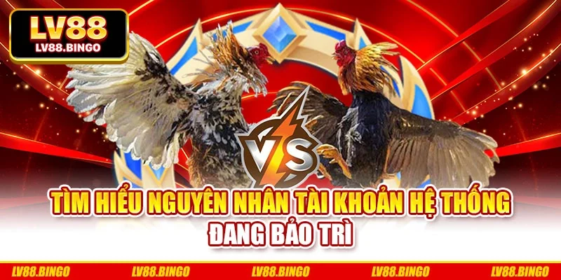 Tìm hiểu nguyên nhân tài khoản hệ thống đang bảo trì Tìm hiểu nguyên nhân tài khoản hệ thống đang bảo trì